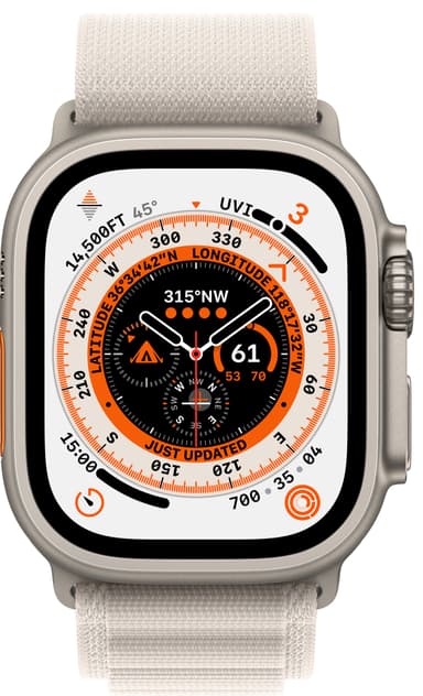 Apple Watch 49 mm Alpine rem (starlight)