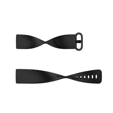 Silikonerem Fitbit Charge4 / Charge 3 - S Sort