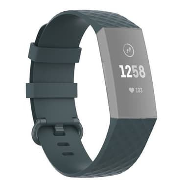 Silikonerem Fitbit Charge 4 / Charge 3 / Charge 3 SE 22mm - Blågrøn