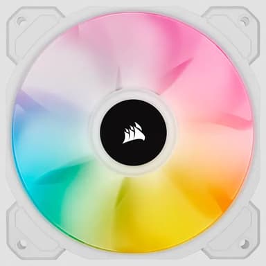 Corsair SP120 RGB ELITE Computerkabinet Ventilator 12 cm Hvid 3 stk