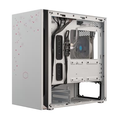 Cooler Master Silencio S400 Sakura Limited Edition Mini Tower Grå, Lyserød, Hvid
