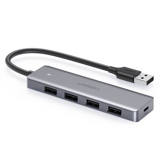 lommeregner udstødning partikel USB-Hub 4 porte | Elgiganten