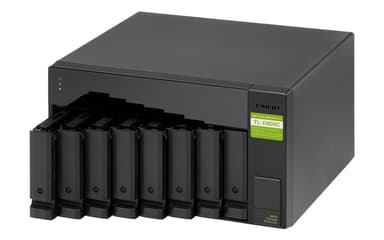 QNAP TL-D800C drevkabinet HDD/SSD kabinet Sort, Grå 2.5/3.5"