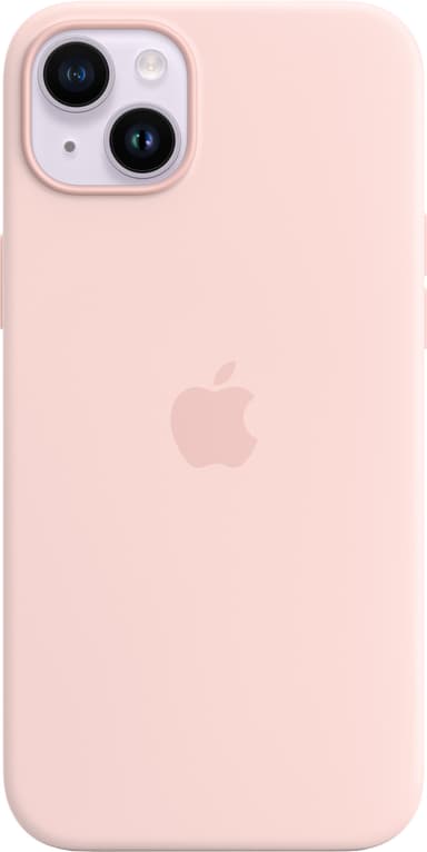 iPhone 14 Plus silikone-etui (chalk pink)