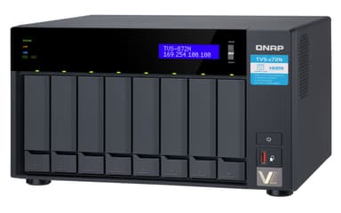QNAP TVS-872N NAS Tower Ethernet LAN Sort i3-8100T