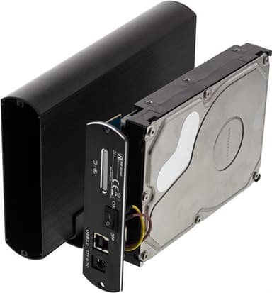 Deltaco MAP-GD34U3 drevkabinet HDD kabinet Sort 3.5"