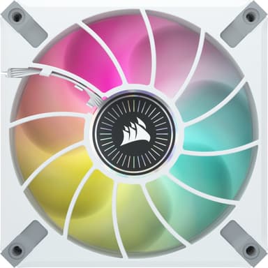 Corsair iCUE ML120 RGB ELITE Computerkabinet Ventilator 12 cm Hvid 1 stk