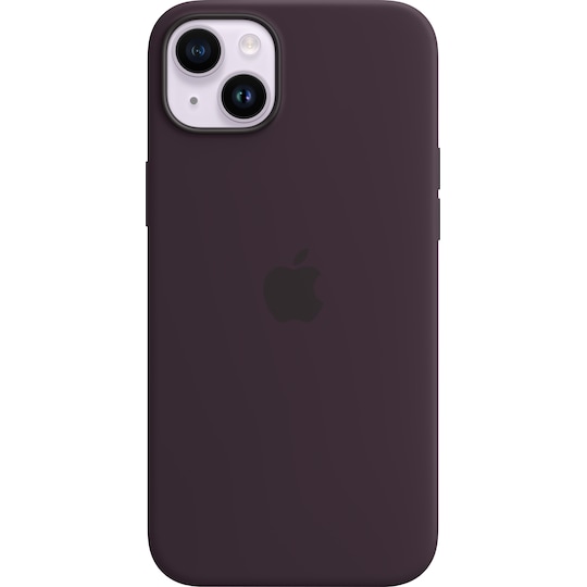 iPhone 14 Plus silikone-etui (elderberry)