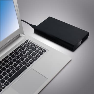 Fantec DB-ALU31 HDD kabinet Sort 3.5"
