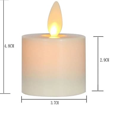 LED-fyrfadslys Pakke med 6 stk.