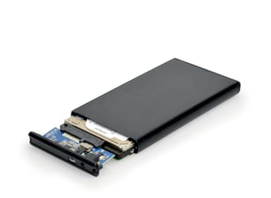 Port Designs 900030 drevkabinet SSD kabinet Sort 2.5"