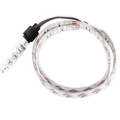 USB LED Lyskæde - 50 cm med 20 Forskellige Lyseffekter