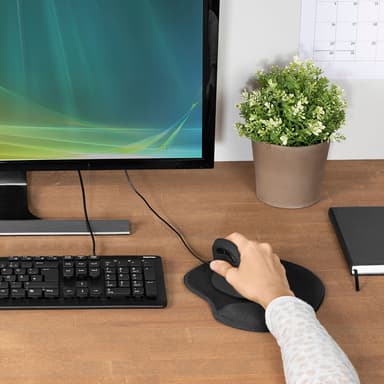 Musmatta Ergonomisk Svart