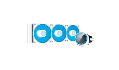 DeepCool GAMMAXX L360 A-RGB WH Processor All-in-one liquid cooler 12 cm Hvid