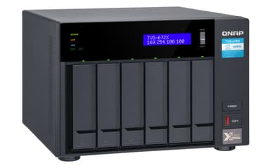 QNAP TVS-672X NAS Tower Ethernet LAN Sort