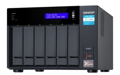 QNAP TVS-672X NAS Tower Ethernet LAN Sort