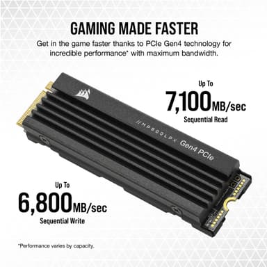 Corsair MP600 PRO LPX M.2 500 GB PCI Express 4.0 3D TLC NAND NVMe