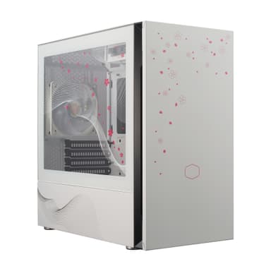 Cooler Master Silencio S400 Sakura Limited Edition Mini Tower Grå, Lyserød, Hvid