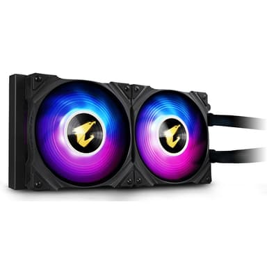 Gigabyte AORUS WATERFORCE 240 Processor All-in-one liquid cooler 12 cm Sort