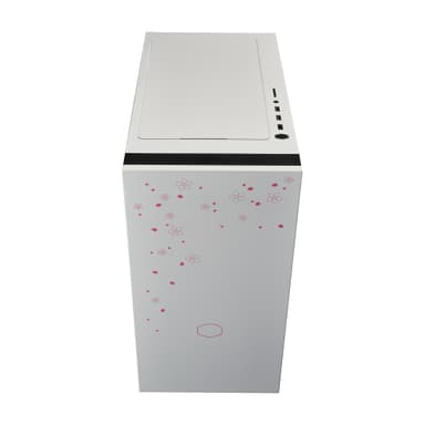 Cooler Master Silencio S400 Sakura Limited Edition Mini Tower Grå, Lyserød, Hvid