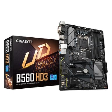 Gigabyte B560 HD3 bundkort Intel B560 Express LGA 1200 ATX