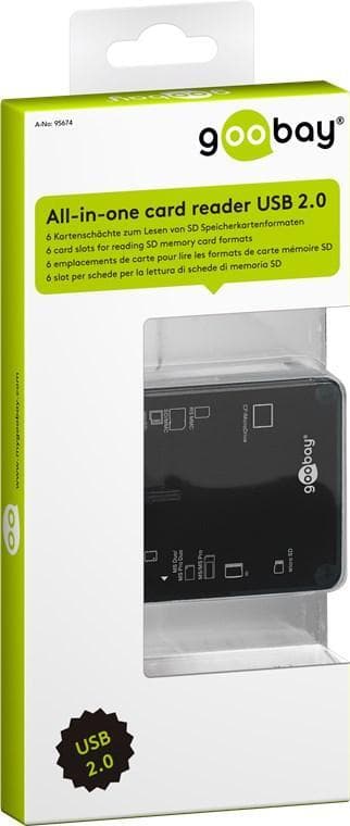 Goobay All-in-one kortlæser USB 2.0
