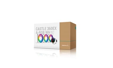 DeepCool CASTLE 360EX A-RGB WH Processor All-in-one liquid cooler 12 cm Hvid 1 stk