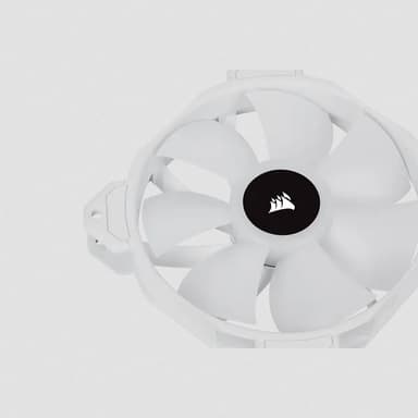 Corsair SP120 RGB ELITE Computerkabinet Ventilator 12 cm Hvid 3 stk