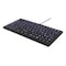DELTACO Mini Silicon keyboard, spill proof, blue LED, IP68, black