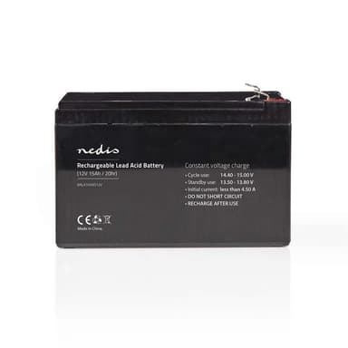 Genopladeligt blybatteri 12V | 15000 mAh | 151 x 98 x 95 mm