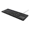 DELTACO rubberized keyboard with touchpad, IP68, 104 keys, black