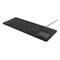 DELTACO rubberized keyboard with touchpad, IP68, 104 keys, black