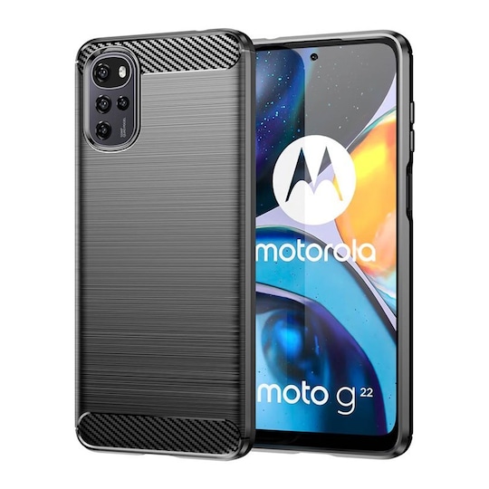 Børstet silikone cover Motorola Moto G22