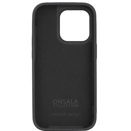 Onsala Silicone MagSeries cover til iPhone 14 Pro (sort)