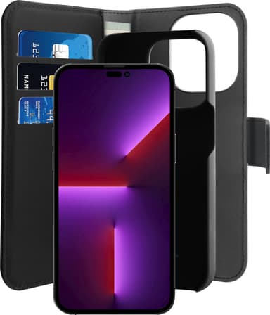 Puro 2-i-1 pung til iPhone 14 Pro Max (sort)