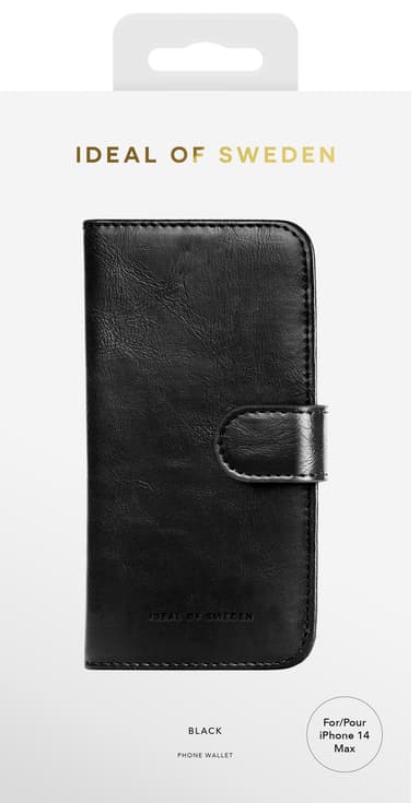 IDEAL OF SWEDEN Magnet iPhone 14 Plus pungetui (sort)