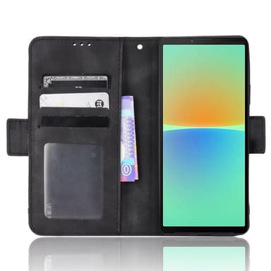 SKALO Sony Xperia 10 IV 6-RUM Pungetaske - Sort