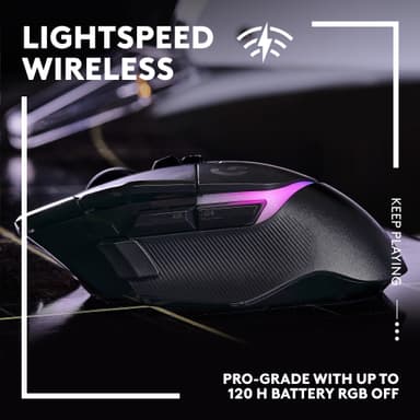 Logitech G502 X Plus trådløs gaming mus (sort)