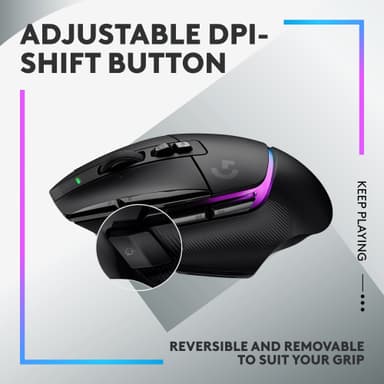 Logitech G502 X Plus trådløs gaming mus (sort)