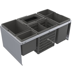 Epoq XP Cube 800 affaldssorteringssystem (mørkegråt)