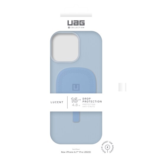 U by UAG Lucent 2.0 Magsafe iPhone 14 Pro Max cover (blå)