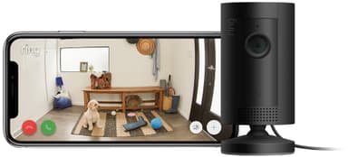 Ring Indoor Cam sikkerhedskamera med ledning (sort)
