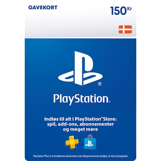billedtekst værtinde gullig PlayStation Store PSN gavekort 150 DKK | Elgiganten