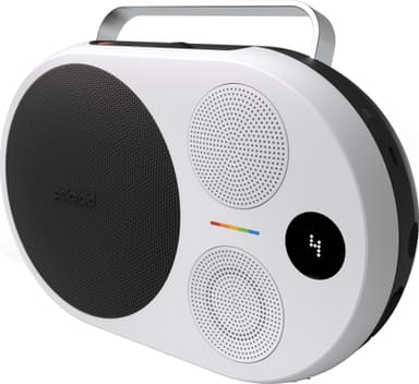Polaroid Music P4 trådløs, transportabel højttaler (sort/hvid)