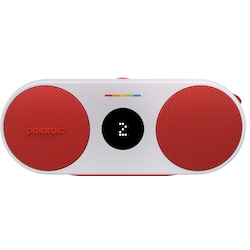 Polaroid Music P2 trådløs, transportabel højttaler (rød/hvid)