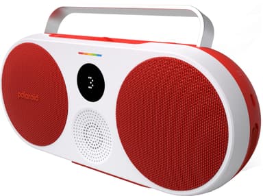 Polaroid Music P3 trådløs, transportabel højttaler (rød/hvid)