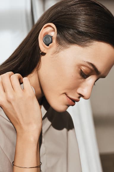 B&O Beoplay E8 ægte trådløse hovedtlf. (trækuls sand)