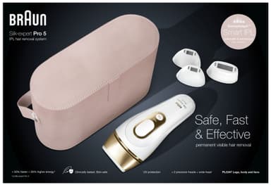 Braun Silk-expert Pro 5 lysbaseret hårfjerner PL5347