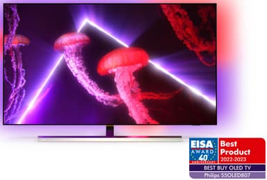 Philips 55” OLED807 4K OLED Smart (2022) Elgiganten