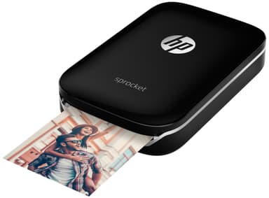 HP Sprocket mobil fotoprinter (sort)